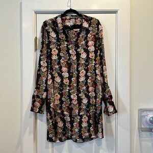 Equipment Daphne Silk Floral Dress 100% Silk